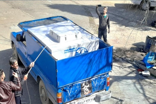 تانکر حمل آبزیان شرکت آبازین-2 تانکر حمل آبزیان