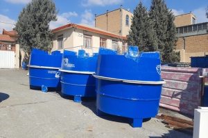 وان گرد یا دایره ای فایبرگلاس پرورش ماهی و میگو