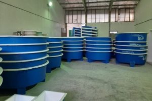 وان گرد یا دایره ای فایبرگلاس پرورش ماهی و میگو