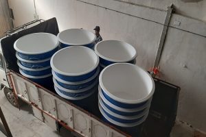 وان گرد یا دایره ای فایبرگلاس پرورش ماهی و میگو